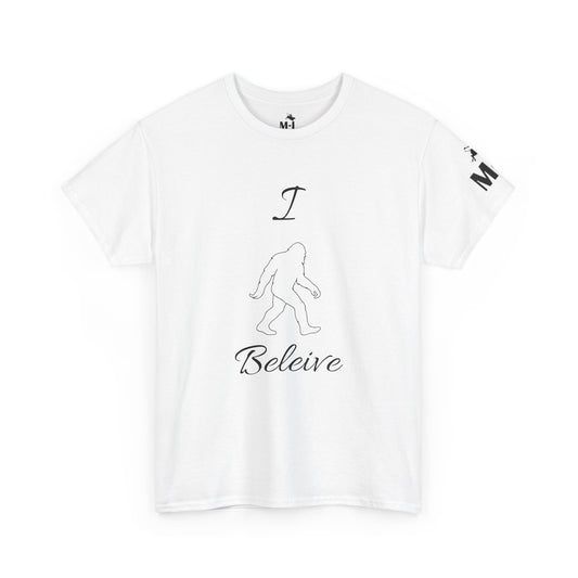 Unisex Bigfoot Tee - I Believe in Sasquatch, Funny T-Shirt, Adventure Clothing, Nature Lover Gift, Halloween Costume, Camping Outfit