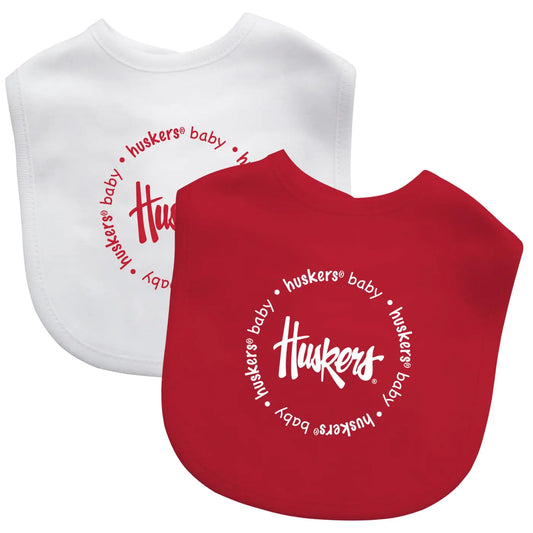 Cornhuskers Baby Bib Duo