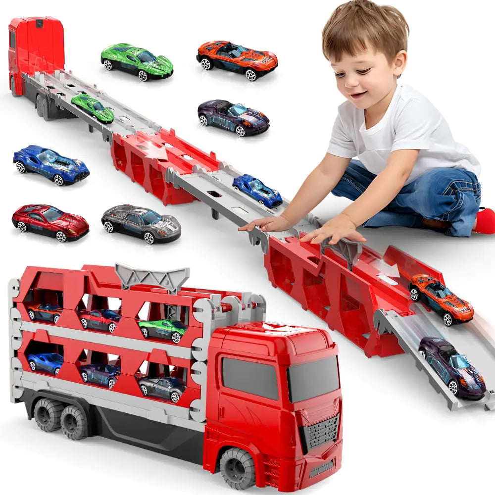 TIAONIAO Dual Track Racing Truck Toy