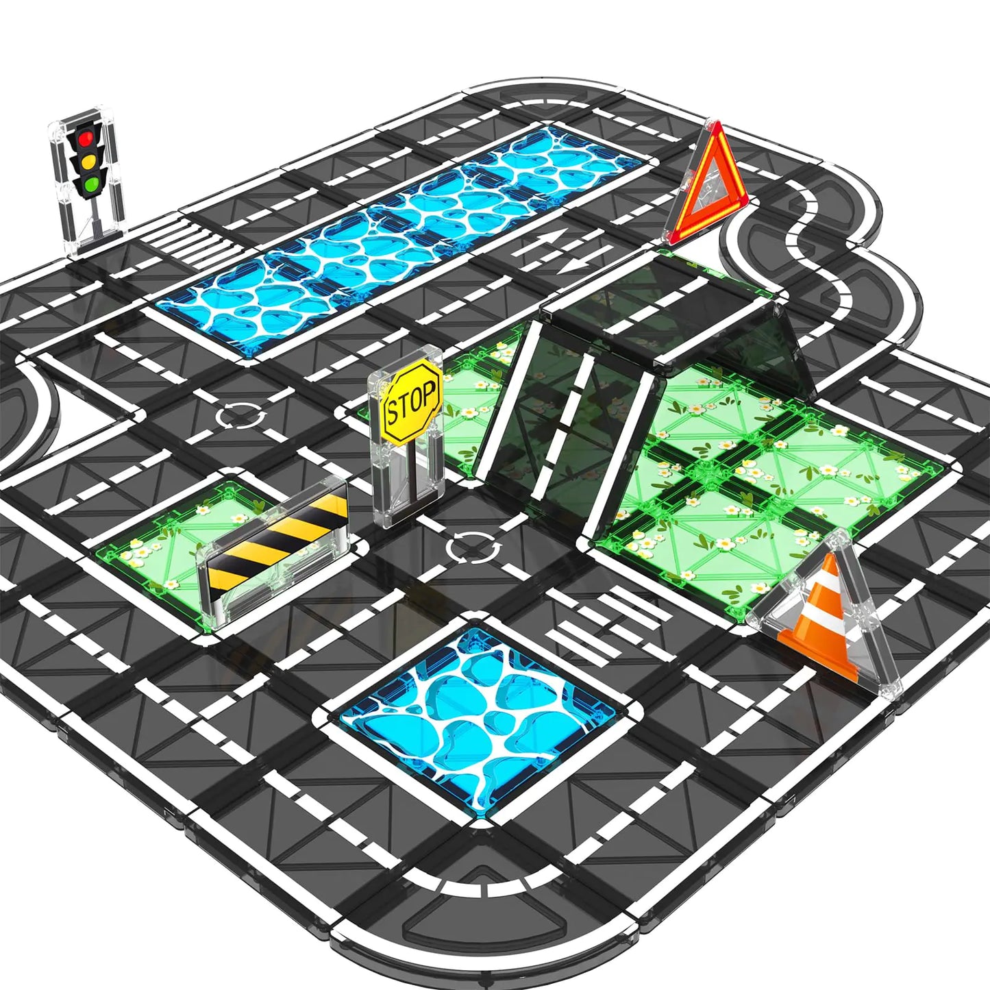 STEM Sensory Learning Educational Magnetic Roads