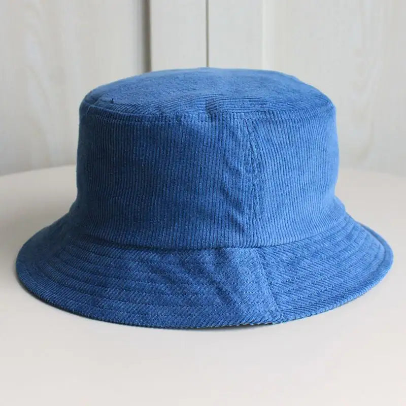 Oversized Corduroy Fisherman's Hat for Women