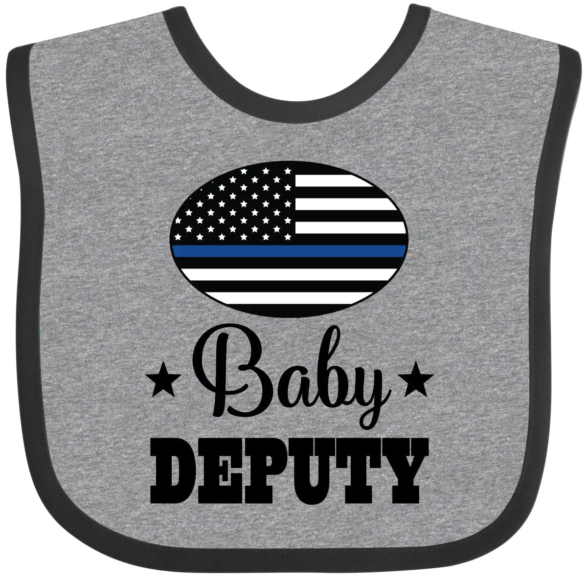 Blue Line Baby Deputy Bib