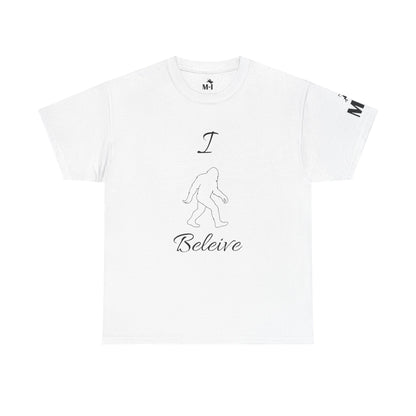 Unisex Bigfoot Tee - I Believe in Sasquatch, Funny T-Shirt, Adventure Clothing, Nature Lover Gift, Halloween Costume, Camping Outfit