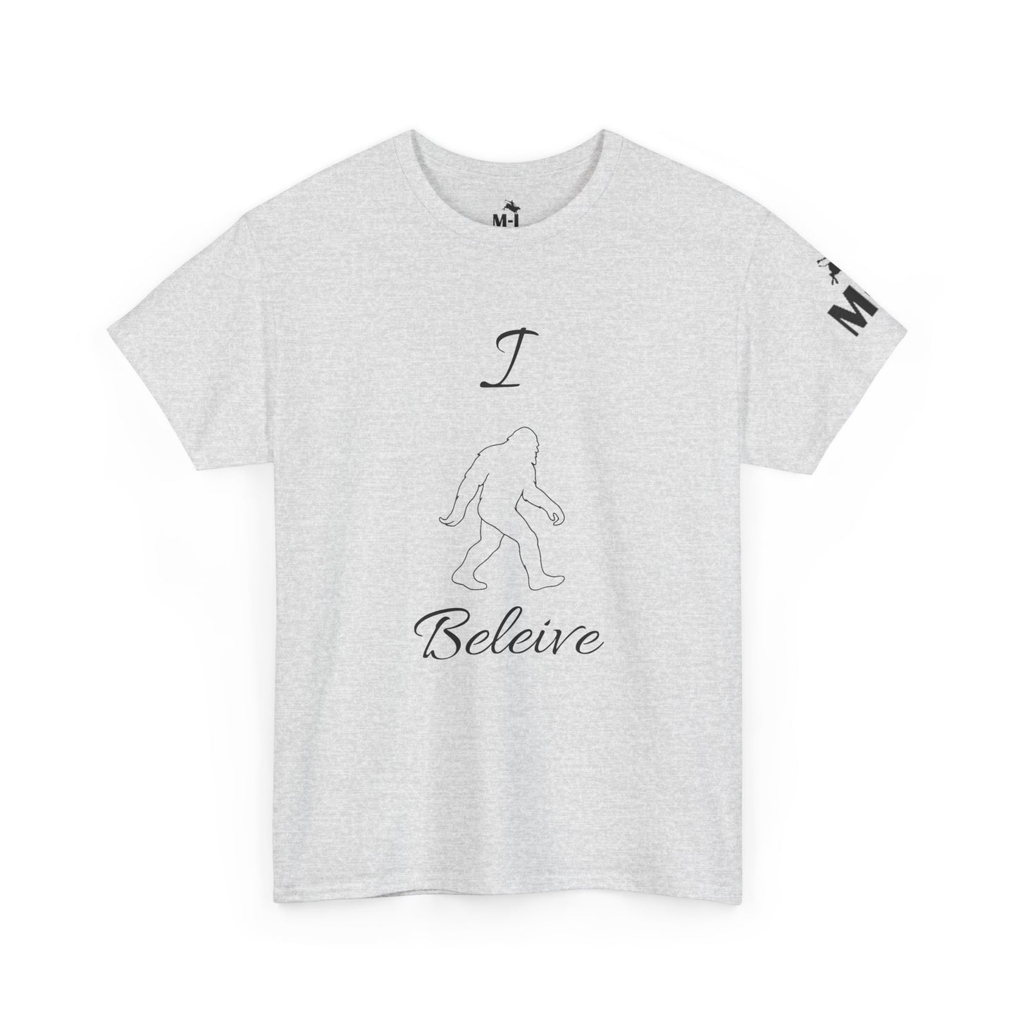 Unisex Bigfoot Tee - I Believe in Sasquatch, Funny T-Shirt, Adventure Clothing, Nature Lover Gift, Halloween Costume, Camping Outfit