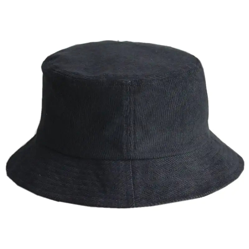 Oversized Corduroy Fisherman's Hat for Women