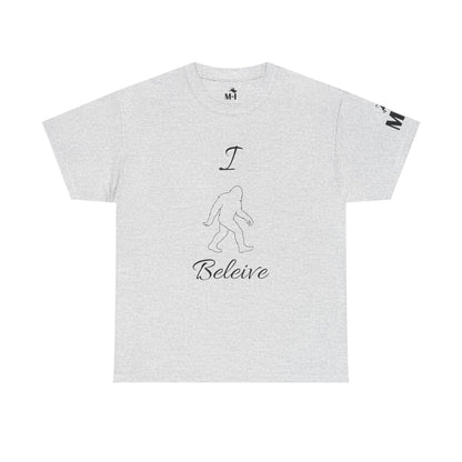 Unisex Bigfoot Tee - I Believe in Sasquatch, Funny T-Shirt, Adventure Clothing, Nature Lover Gift, Halloween Costume, Camping Outfit